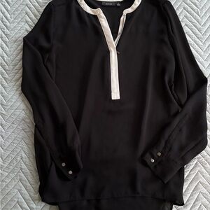 Apt 9 Black and White Women's Blouse